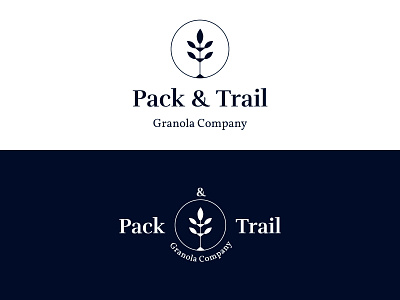 Pack & Trail - Daily Logo #21 adobe illustrator branding cereals crunch dailylogochallenge design flat granola bar logo logo design yumm