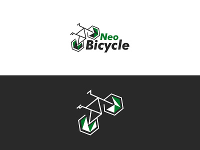 Neo Bicycle Logo - Daily Logo #24 adobe illustrator bicycle shop bicycles branding dailylogochallenge design flat logo logo design neon