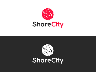 ShareCity Logo - Daily Logo #29 adobe illustrator branding carservice carsharing city city guide dailylogochallenge design flat icon logo logo design