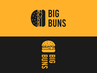 Big Buns Logo - Daily Logo #32 adobe illustrator branding dailylogochallenge design flat hamburger hamburgers icon logo logo design restaurant