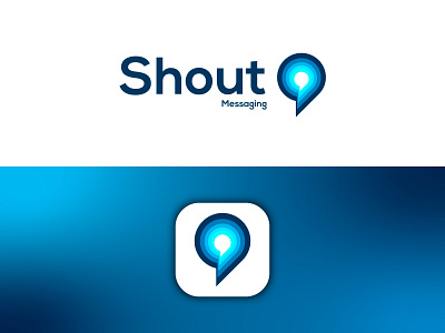 Shout Logo - Daily Logo #39 adobe illustrator app branding dailylogochallenge design flat icon logo logo design messaging app