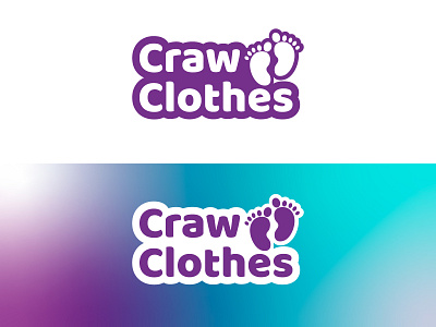 Craw Clothes Logo - Daily Logo #46 adobe illustrator baby baby clothes branding dailylogochallenge design logo logo design