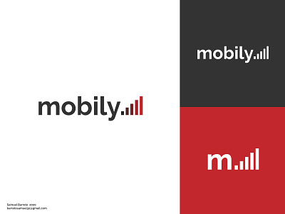 Mobily. - Daily Logo #48 adobe illustrator app branding cellphone dailylogochallenge design flat icon logo logo design mobile