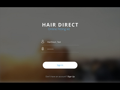 HD WebApp login minimal webapp