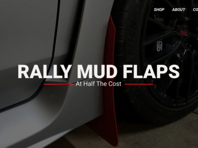 TNMF branding bussiness cars ecommerce logo mud flaps rally sales subaru