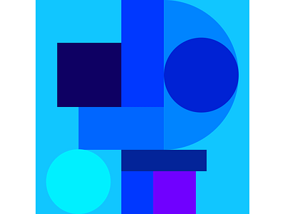 circles and rectangle design flat illustration illustrator ui ux
