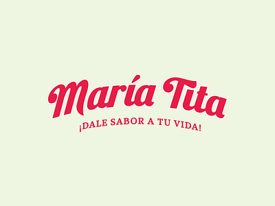 Maria Tita Logo branding casero homemade logo salsa sauce