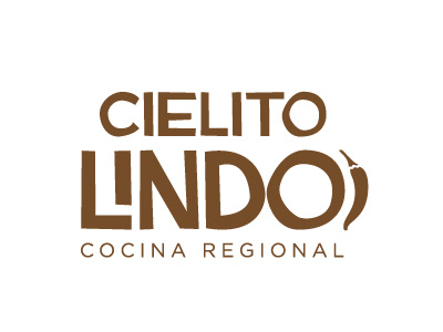 Cielito Lindo branding food graphic design icon logo mexican restaurant rustic