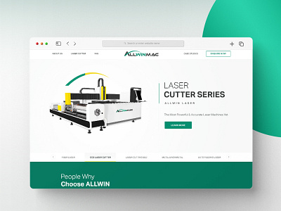 AllWin Mac Landing page dashbaord design illustration landing page laser laser cuuting machine logo ui web design web desin web ui webdesign website