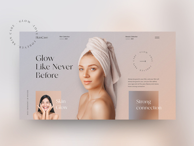 Skin Care Landing Page Design by Klaamgraphics on Dribbble