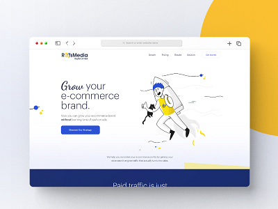 Refs Media Landing page branding dashbaord design e commerce e commerce growth graphic design growth illustration landing page logo search engine optimization seo ui web design web desin web ui webdesign website