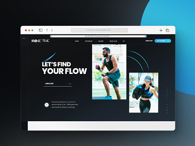 Move True Landing Page care coaching dashbaord design fitness graphic design gym heath illustration landing page logo nutrition personal training physcial therapy ui web design web desin web ui webdesign website