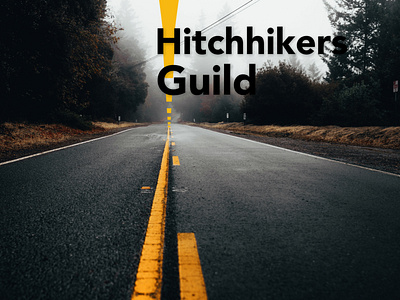 H - Hitchhikers Guild dailylogochallenge design excercise logo typography