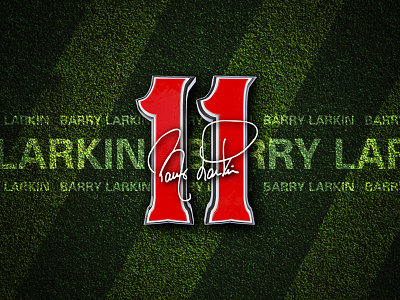 Barry Larkin 11 barry larkin cincinnati reds mlb