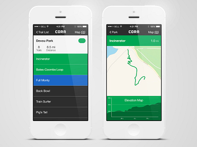 Cincy MTB Trails App app cincinnati ios iphone mtb trails