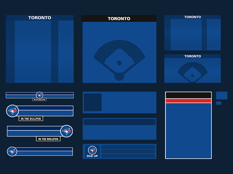 Reds Scoreboard UI Kit by Daniel Randolph on Dribbble