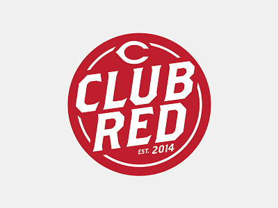 Club Red Logo baseball cincinnati reds mlb