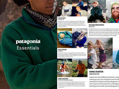 Patagonia Essentials - Backcountry backcountry ecommerce patagonia web design