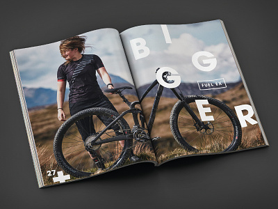 Trek // Bigger mountain bike print ad trek