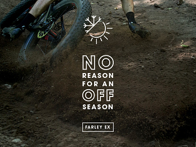 Trek // No Reason For An Offseason ad bikes fat bike print trek