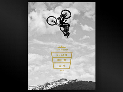 Trek // Brett Rheeder Poster bikes mountain bike poster trek