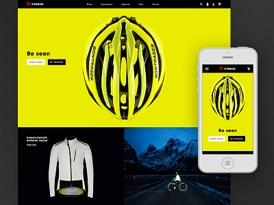 Trek // Homepage Prototype bikes home page responsive trek ux web website