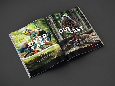 Trek // Overtake & Outlast Print Ad ad bicycle bike mountain biking print trek