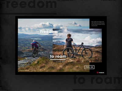 Trek // Trail Bikes - Concept 1 ad bicycle bike mountain biking print trek