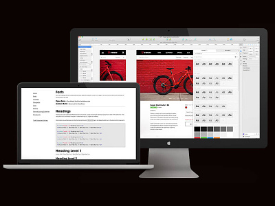 Trek // Design System Creation bikes design system trek ui ux web website