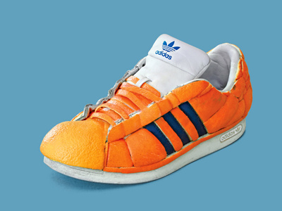 Orange Adidas adidas fresh orange sculpture