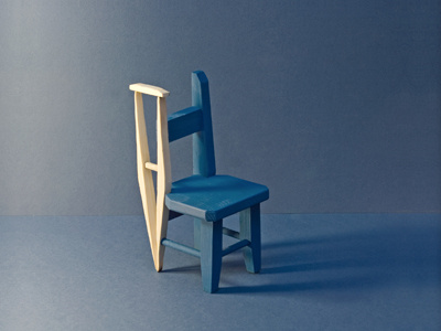 Paradox chair concept conceptual crutch design idea object design