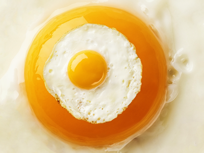 Eggception egg fried egg poster surreal visual