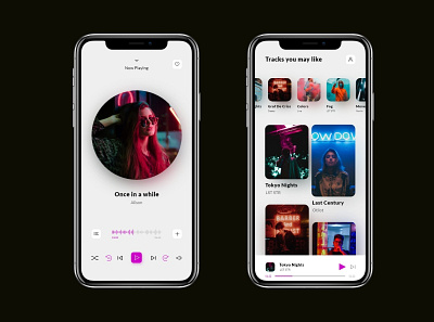 Music Player, Music Store app deezer design flat guitar itunes music music app music player musician player spotify store ui ux