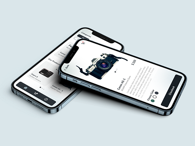 Camera Market - Application camera design ecomerce figma market photography ui ux website