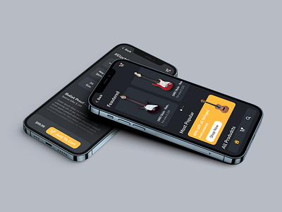 Guitar Shop - Application Design (UI/UX)