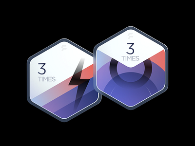 Medal Design Concept B-2 app design graphic design icon illustration ui