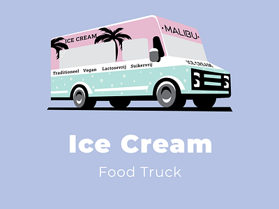 Ice Cream truck adwards branding design logo typography ui ux