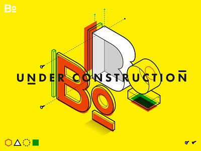 Under Construction Illustration WIP construction flat illustration isometric under wip