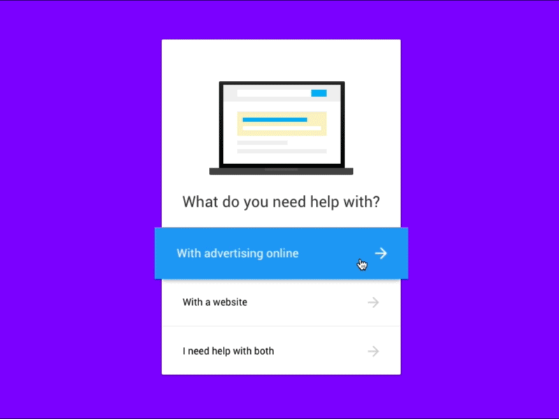 Dribbble purple