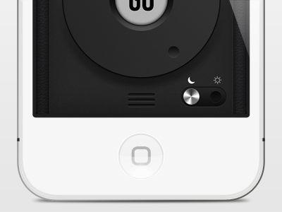 Awesome LightMeter app dark icons iphone light meter white