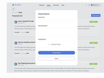 DAO Proposal form