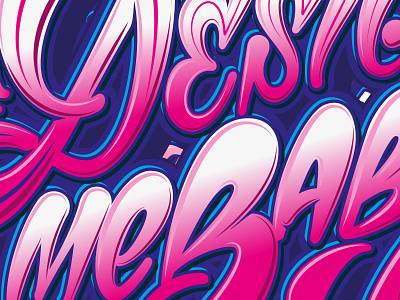 Design me baby (details) brushpen calligraphy design graffiti illustration lettering logo logotype process sketch type vector каллиграфия леттеринг