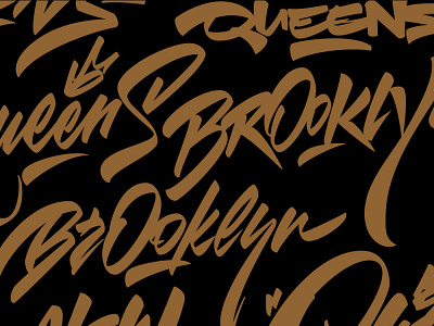 New-York bundle boston bronx brooklyn brushpen calligraphy graffiti illustration lettering logo logotype new york queens typography каллиграфия леттеринг