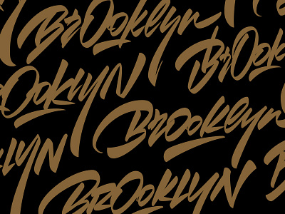 Brooklyn - lettering for sale brooklyn brushpen calligraphy graffiti illustration lettering logo logotype new york type usa каллиграфия леттеринг