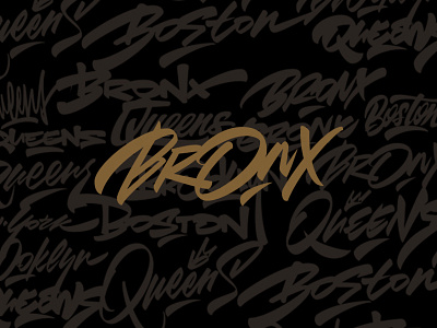 Bronx - vector lettering for sale