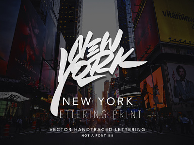 New York - vector lettering for sale america brushpen calligraphy design graffiti illustration lettering logo logotype new york newyork newyorkcity usa vector vector art каллиграфия леттеринг