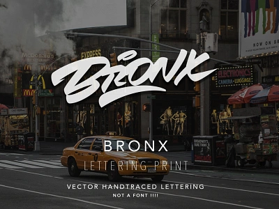 Bronx - vector lettering for sale bronx calligraphy design graffiti illustration lettering logo logotype new york process typography vector каллиграфия леттеринг