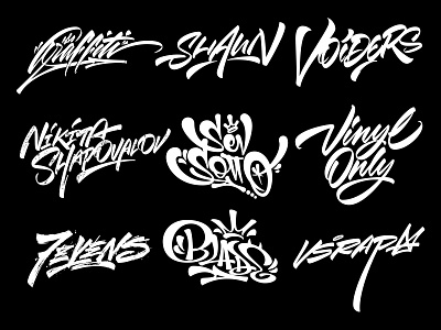 Custom lettering works. arrow brush brushpen calligraphy crown design graffiti illustration lettering logo logotype procreate tagging каллиграфия леттеринг
