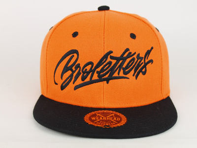 Broletters snapback bro brushpen calligraphy clothing lettering logo signature snapback streetwear t shirt type