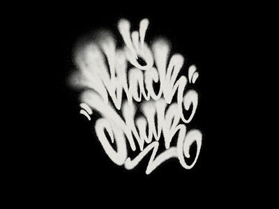 black milk black calligraphy fatcap graffiti lettering logo logotype milk procreate spray type typography каллиграфия леттеринг